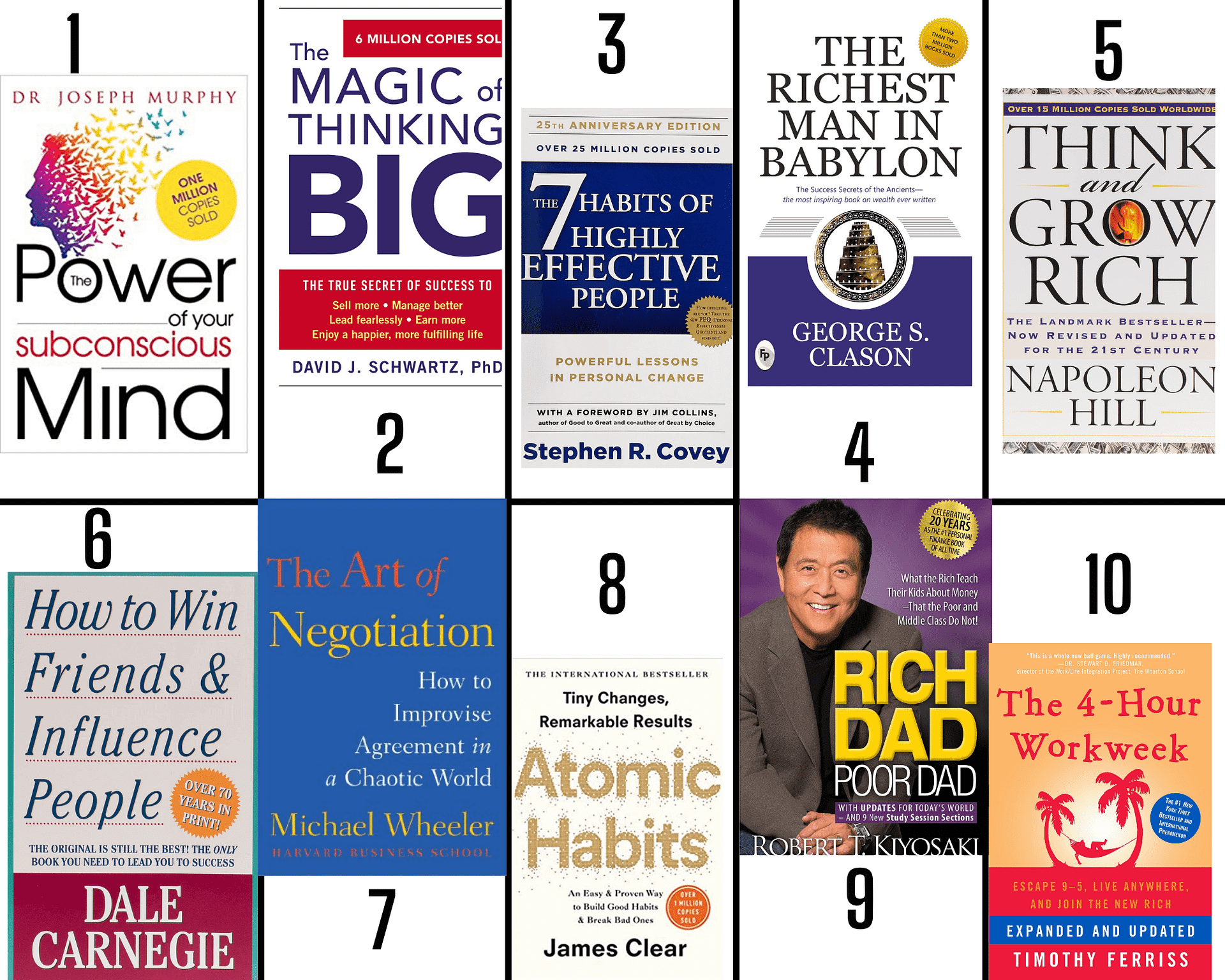 10 Best Books To be Successful in few months