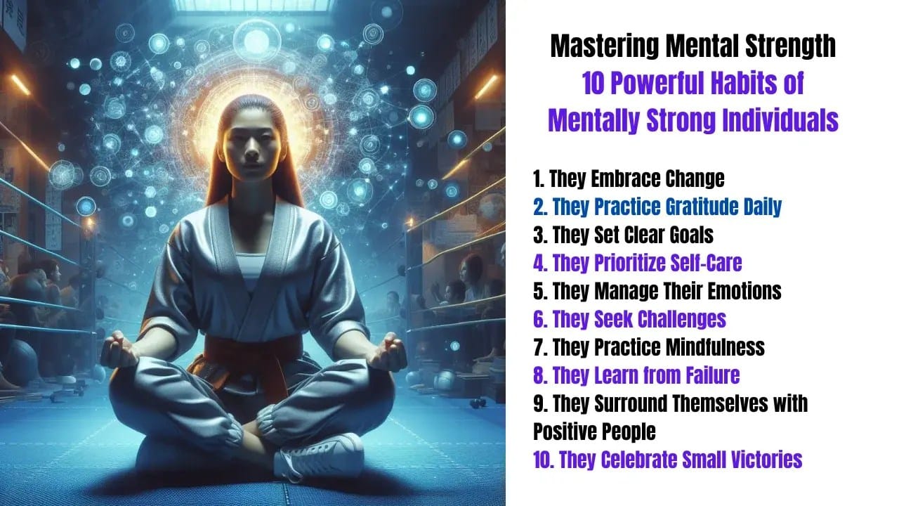 Mastering Mental Strength uJustTry to Undestand 10 Powerful Habits of Mentally Strong Individuals in 2024
