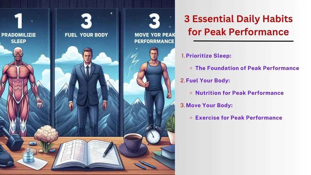 3 Essential Daily Habits for Peak Performance