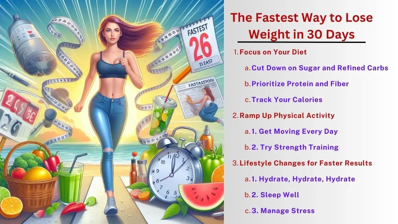 The Fastest Way to Lose Weight in 30 Days: A Simple Guide