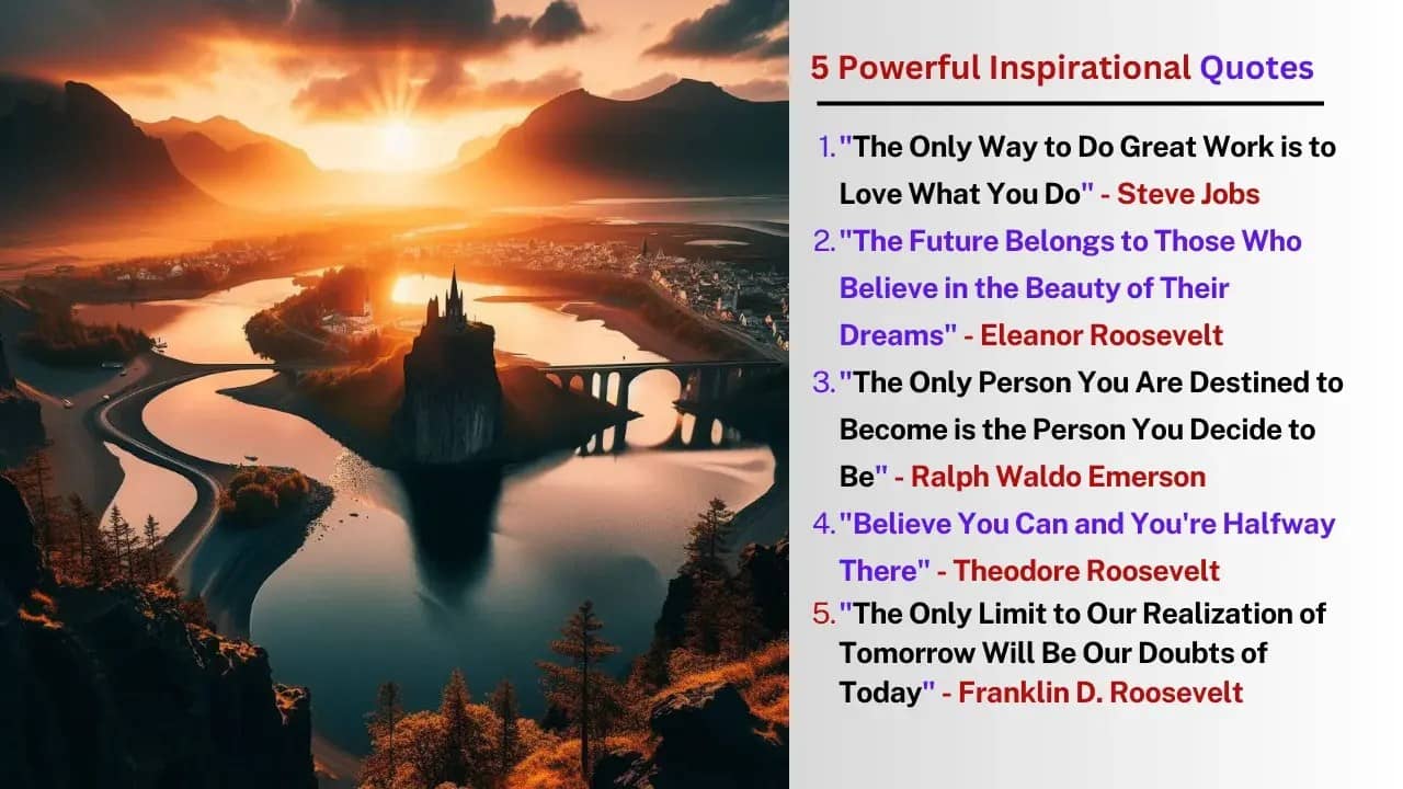 5 Powerful Inspirational Quotes to Change Your Day