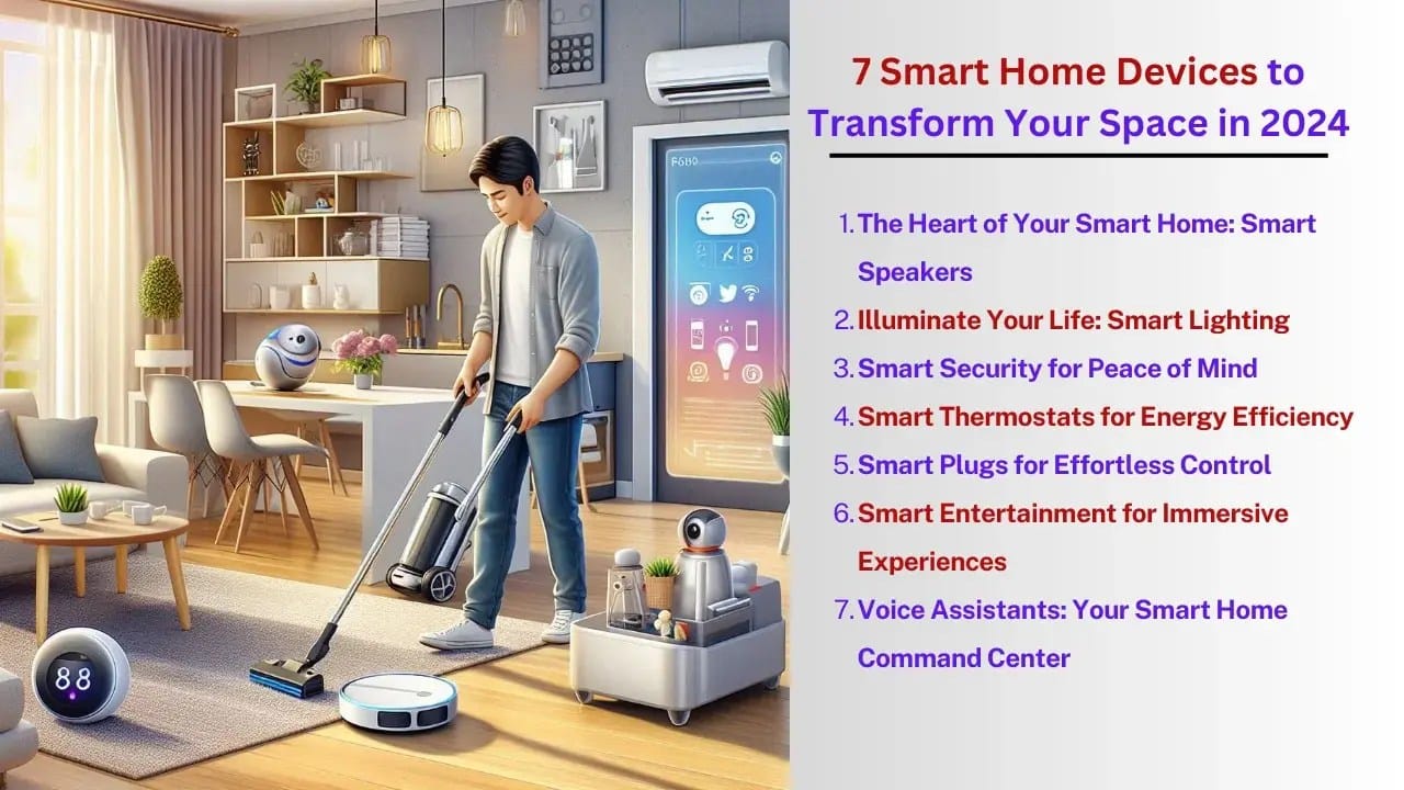 7 Smart Home Devices to Transform Your Space in 2024