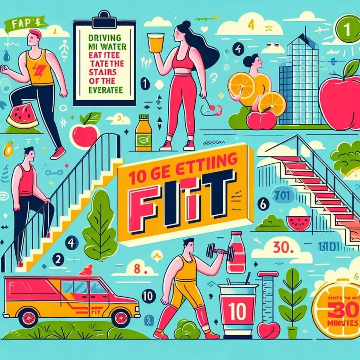 10 Everyday Tips to Help You Get Fit
