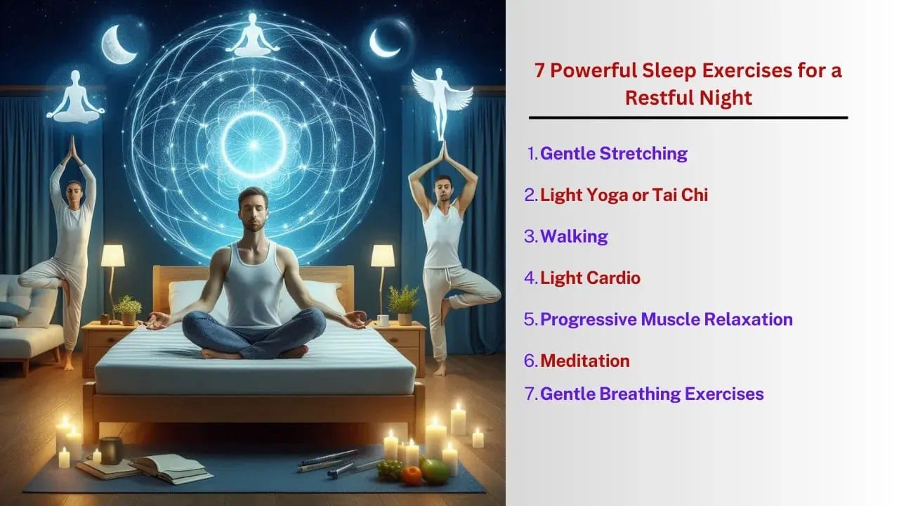 7 Powerful Sleep Exercises for a Dreamy Night's Rest