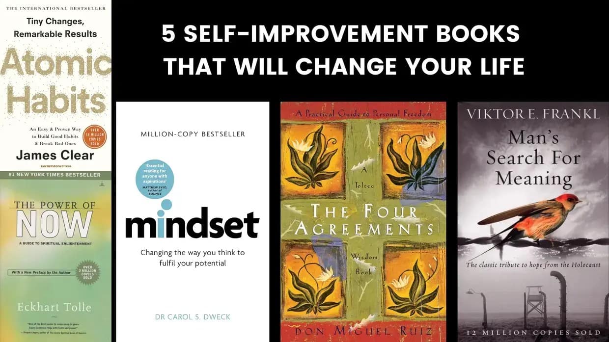 Ultimate Guide To Personal Growth: 5 Self-Improvement Books That Will Change Your Life