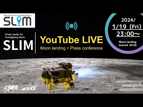 SLIM Moon Landing Live & Press Conference