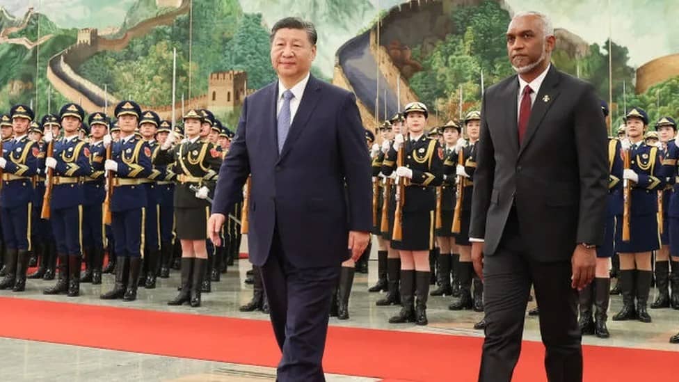 India boycott Maldives China Maldives Leaders