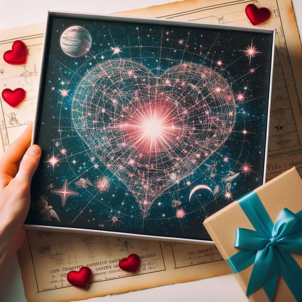 Custom Star Map Gift for Valentine’s Day: A Timeless Tribute to Love